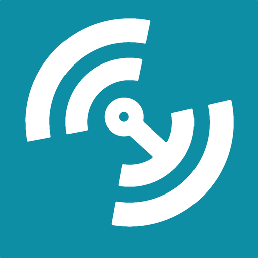 Storm icon, teal